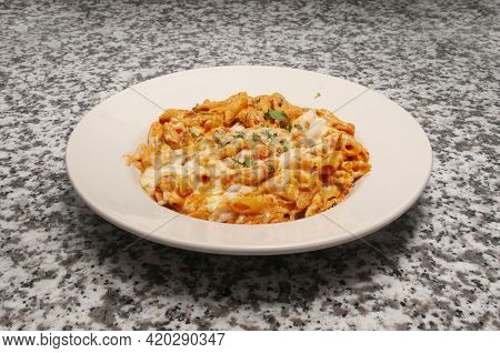 Delicious Italian Dish Best Known As Baked Ziti