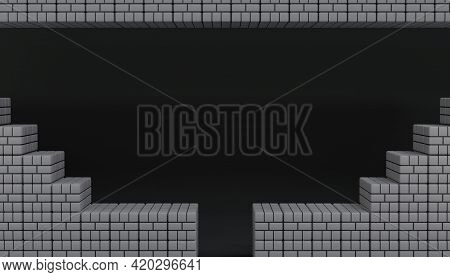 Stairs Pit Old Arcade Image & Photo (Free Trial) | Bigstock