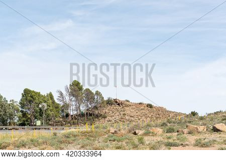 A British Fort Is Visible On Flag Hill, Also Called Vegkop, Next To Road N1 In Richmond In The North