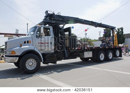 Seymour lumber Truck bei parade