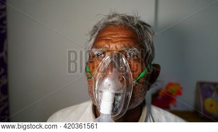 03 May 2021- Reengus, Sikar, India. Concept Home Quarantine, Prevention Covid-19 Or Coronavirus Outb