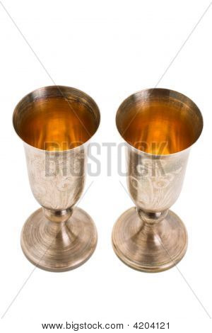 Kiddish Cup With Wine