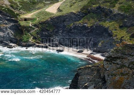 View Of The Lampianu Beach, Sassari, Sardinia