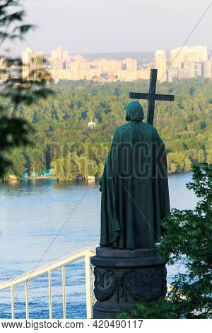 Prince Vladimir On A Hillside In Kiev Overlooking The Dnieper