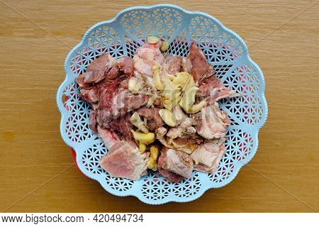 A Picture Of Raw Meat Prepared For 