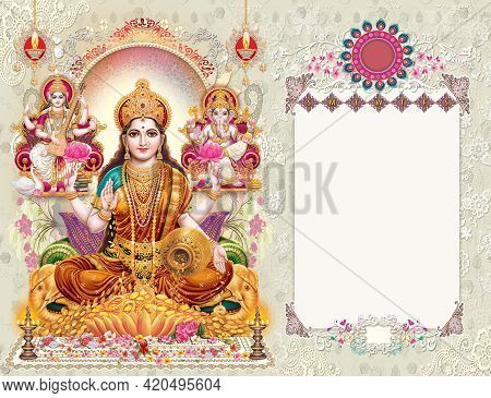 Hindu Cosmos Maha Laxshmi, Goddess Of Wealth
