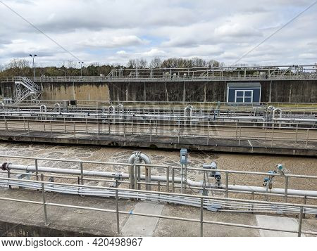 At A Wastewater Treatment Plan In Usa