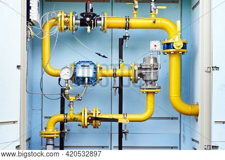 Gas Control Point Metal Heat Insulated Cabinet