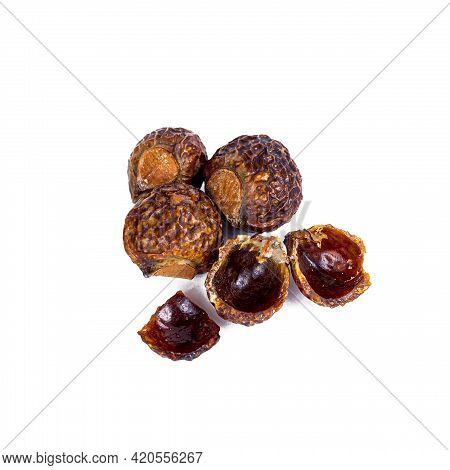 Brown Dry Soap Nuts (soapberries, Sapindus Mukorossi) For Organic Laundry And Gentle Natural Skin Ca