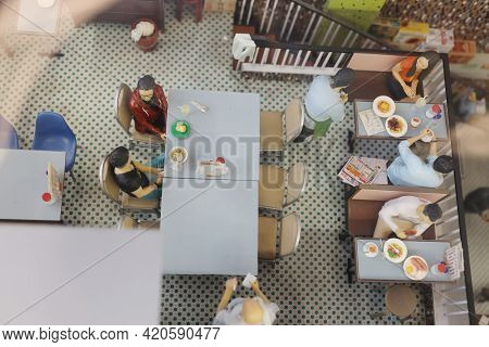 Scale Of Old Hong Kong City Life Model And Figure.  3 May 2021