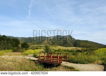 Scenic Boney Mountain Wilderness In The Santa Monica Mountains, Ventura County, California.