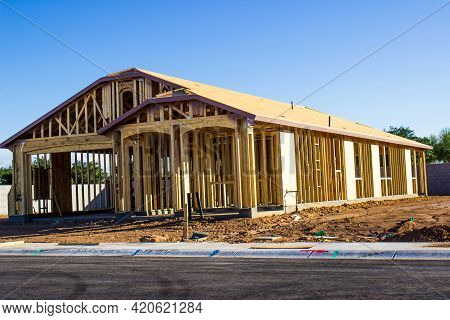Brand New In Framing Stage Of Construction