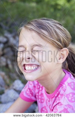 Girl Funny Face