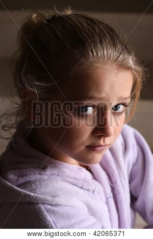Girl Looking At Camera