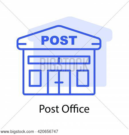 Post Office Icon. The Icon Can Be Used For Application Icon, Web Icon, Infographics, Editable Stroke