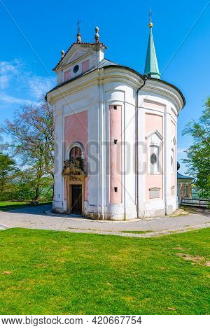 Church Of St Mary Magdalene In Skalka Baroque Complex, Mnisek Pod Brdy, Czech Republic