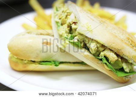 HÃ¤hnchen-Sandwich