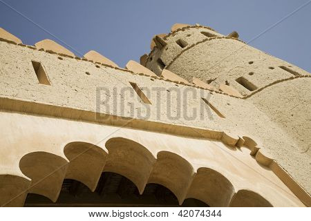 Detalle de la entrada principal Al Jahli Fort
