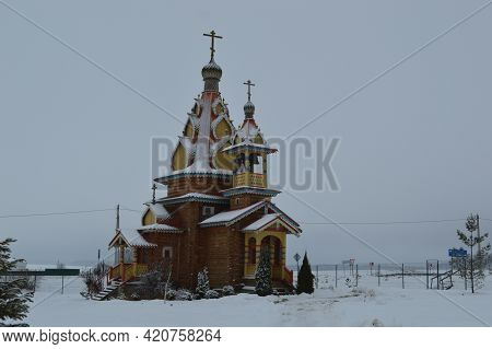 Russia, Moscow Region, Sumarokovo, Courtyard Of The Novospassky Monastery Of The Cathedral Of St. Jo