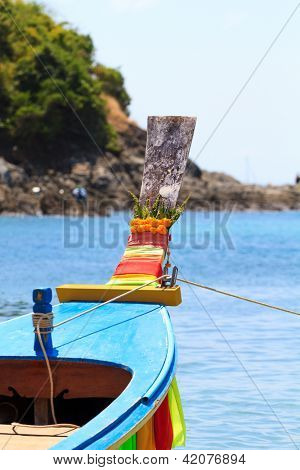 เรือหางยาวยาวหางเรือในจังหวัดภูเก็ต