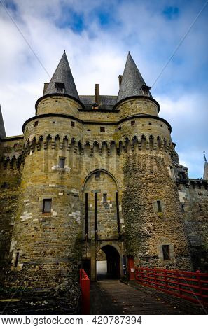 The city of VitrÃ© is located at the gates of Brittany, France, it is known by its medieval castle, by the charm of its old streets and timbered houses