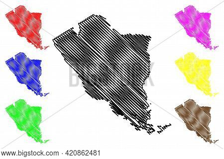 Colleton County, State Of South Carolina (u.s. County, United States Of America, Usa, U.s., Us) Map 