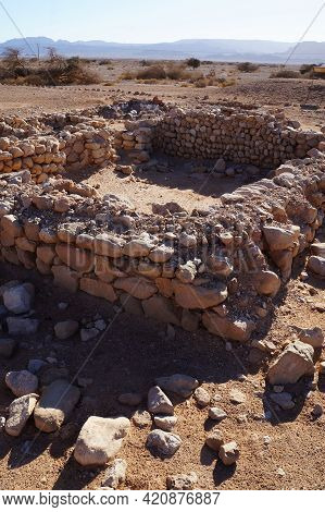 Archeological Site In South Israel, Evrona Wells System
