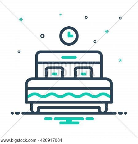 Mix Icon For Bed Bedstead Bunk Cot Doss