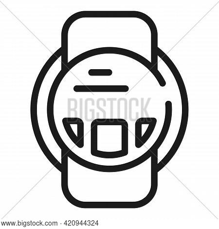 Wearable Tech Icon. Outline Wearable Tech Vector Icon For Web Design Isolated On White Background