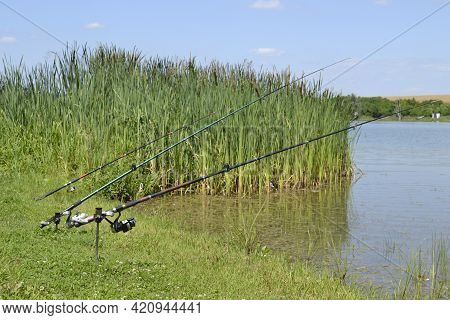 Vrdnik, Serbia - March 02. 2013: Panorama Of An Artificial Lake Called - Borovacko Lake Near The Voj