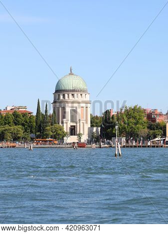 Votive Temple And Memorial Military Near Venice Lido In Italy