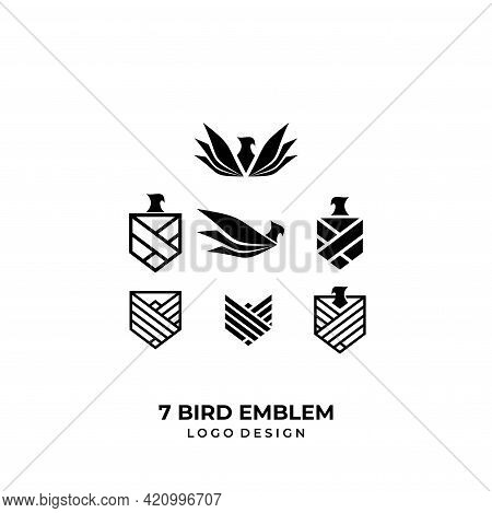 Modern, Clean Logos About Birds In All Shapes And Appearances.
Eps 10, Vector.