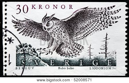 Eagle Owl Stamp