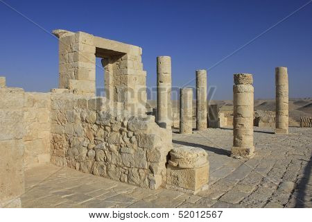 Avdat, the ancient city of Nabateans People