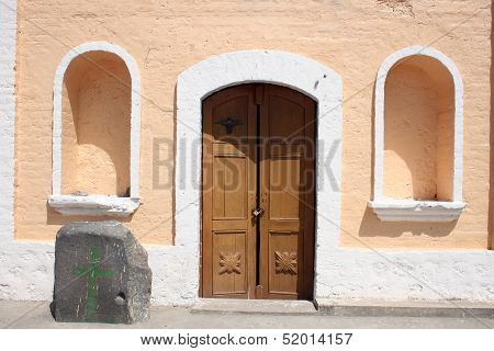 Front of a Stone Church