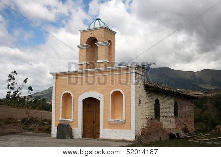 Stone Church Near Cotacachi Ecuador