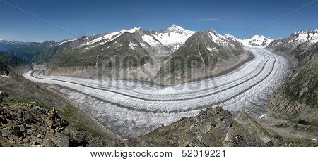 Unique Aletsch Glacier