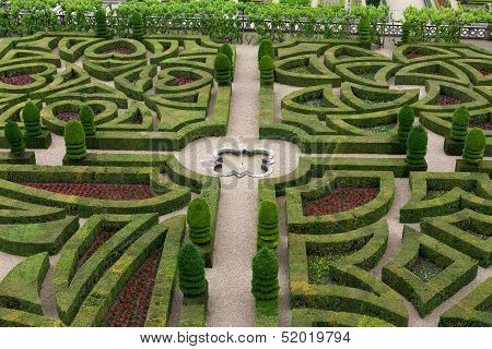 Villandry chateau and its garden