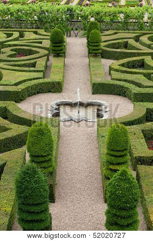 Villandry chateau and its garden, Loire Valley