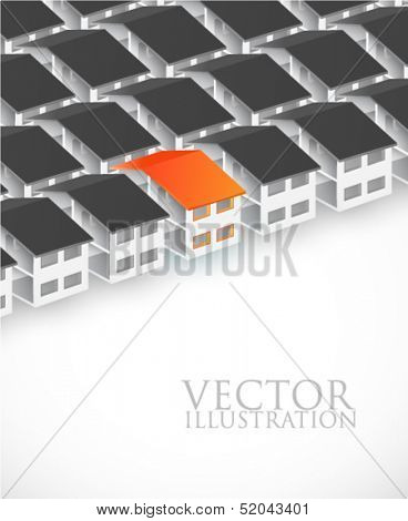 Row Houses - Vector Vector & Photo (Free Trial) | Bigstock