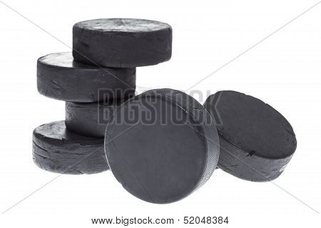 A Pile Of Pucks