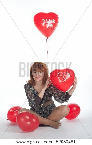 Woman With A Balloon