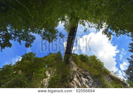 Slizza (gailitz) Canyon In Tarvisio Italy
