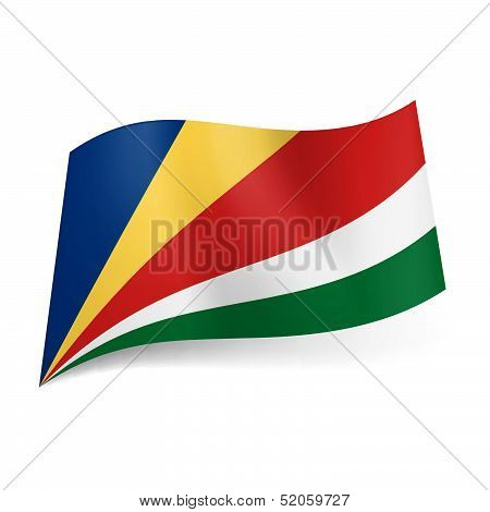 State flag of Seychelles.