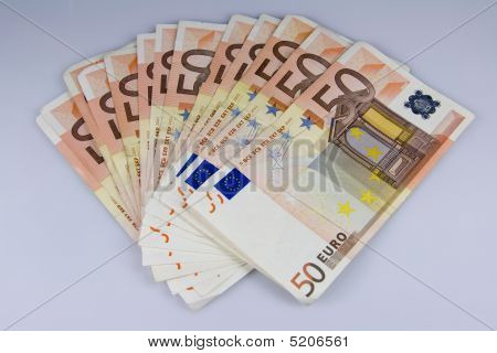 50 Euro bankovky