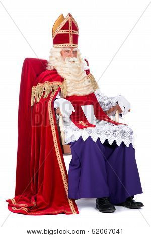 Sinterklaas On His Chair