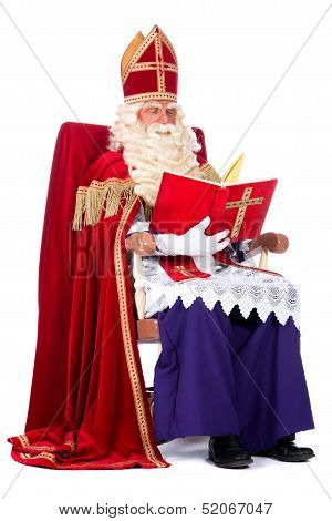 Sinterklaas On His Chair