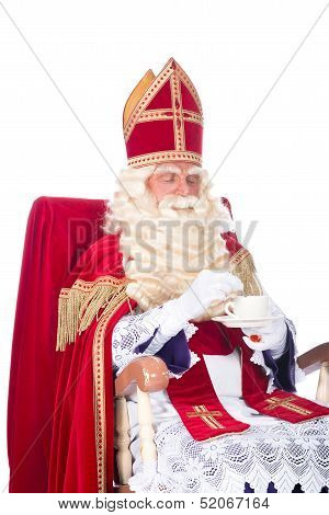 Sinterklaas On His Chair