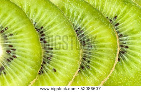 Kiwi Fruit Close Up Background