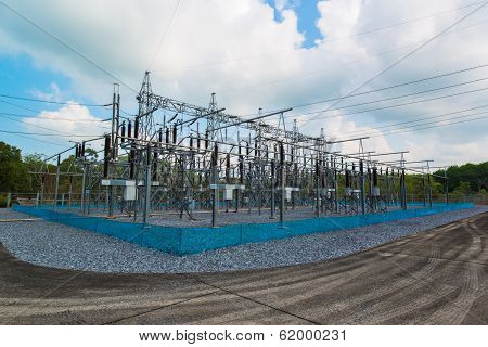 Power station for making electric energy